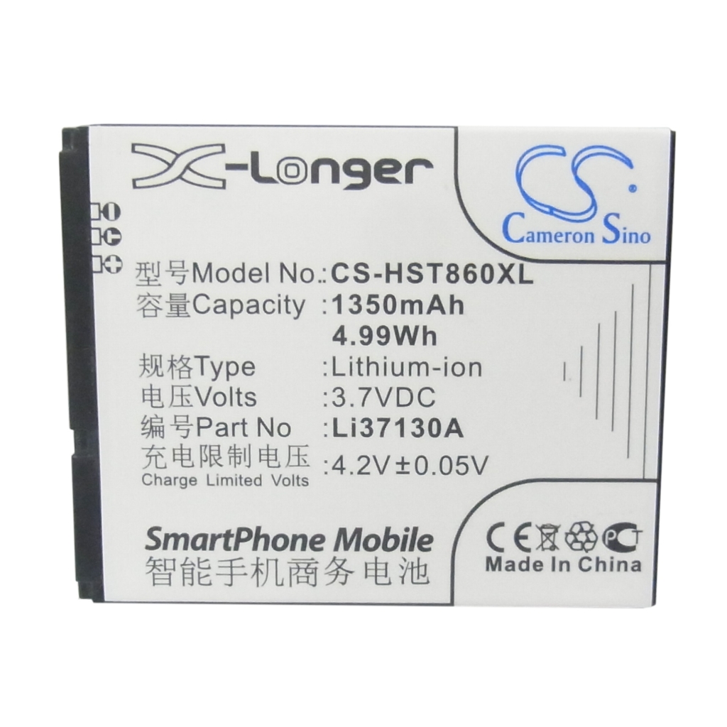 Cameron Sino X-Longer replacement smartphone battery 1350mAh 3.7V 4.99Wh - front view