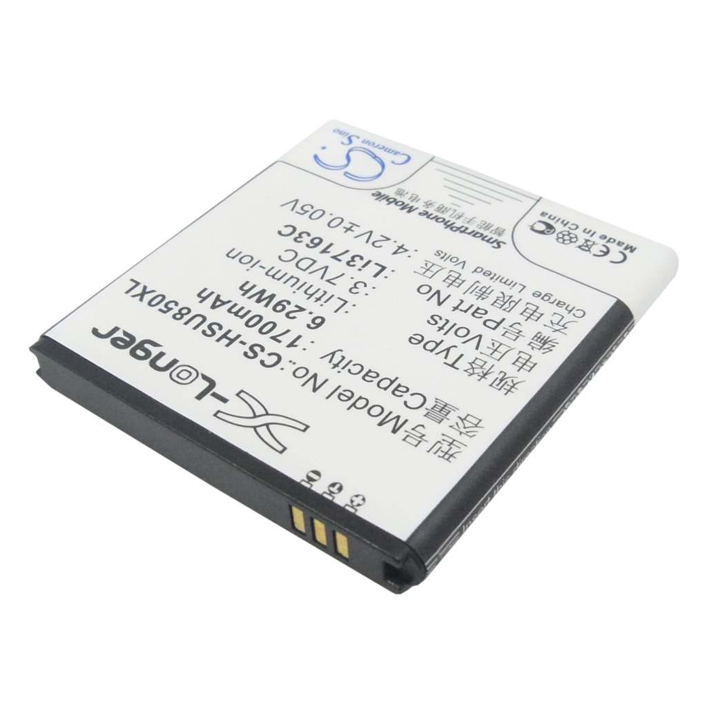 Akkumulátor kompatibilis a következőkkel Hisense CS-HSU850XL