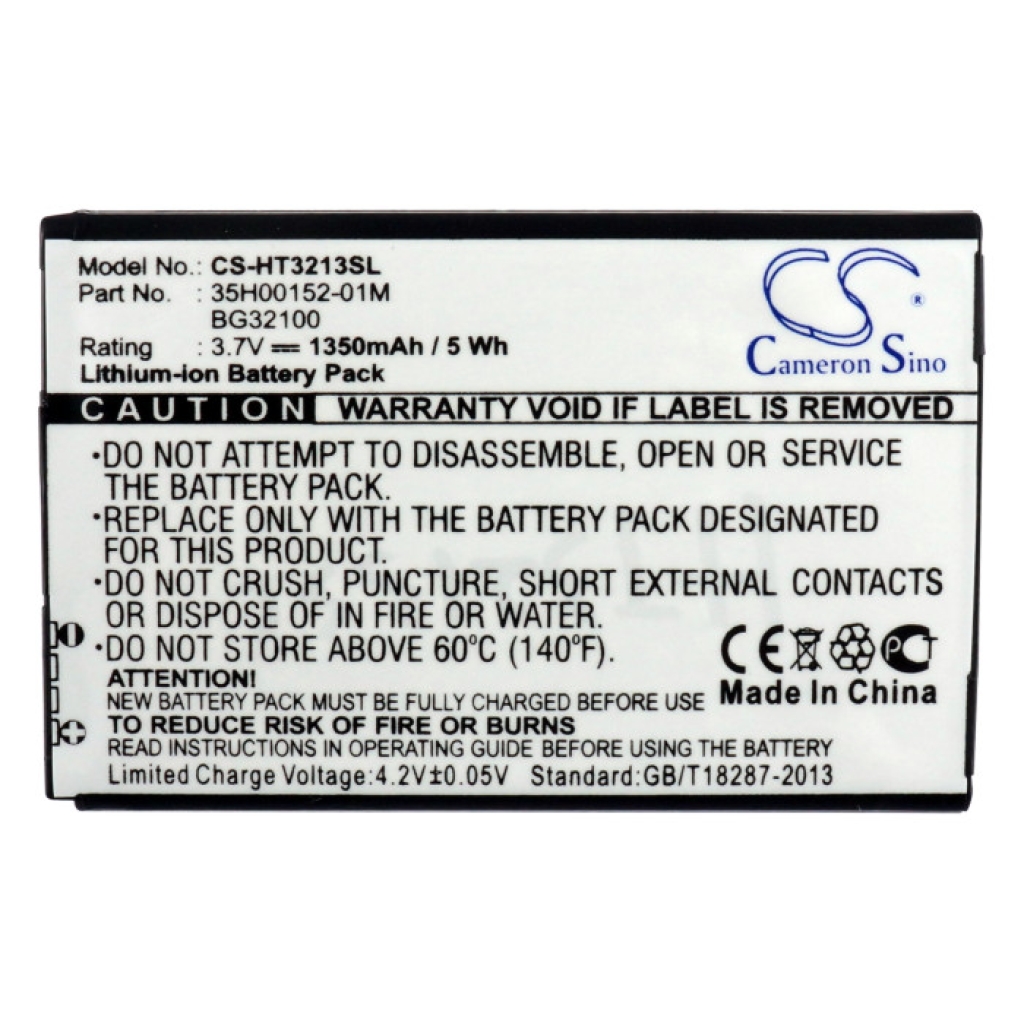 Battery Replaces 35H00152-02M