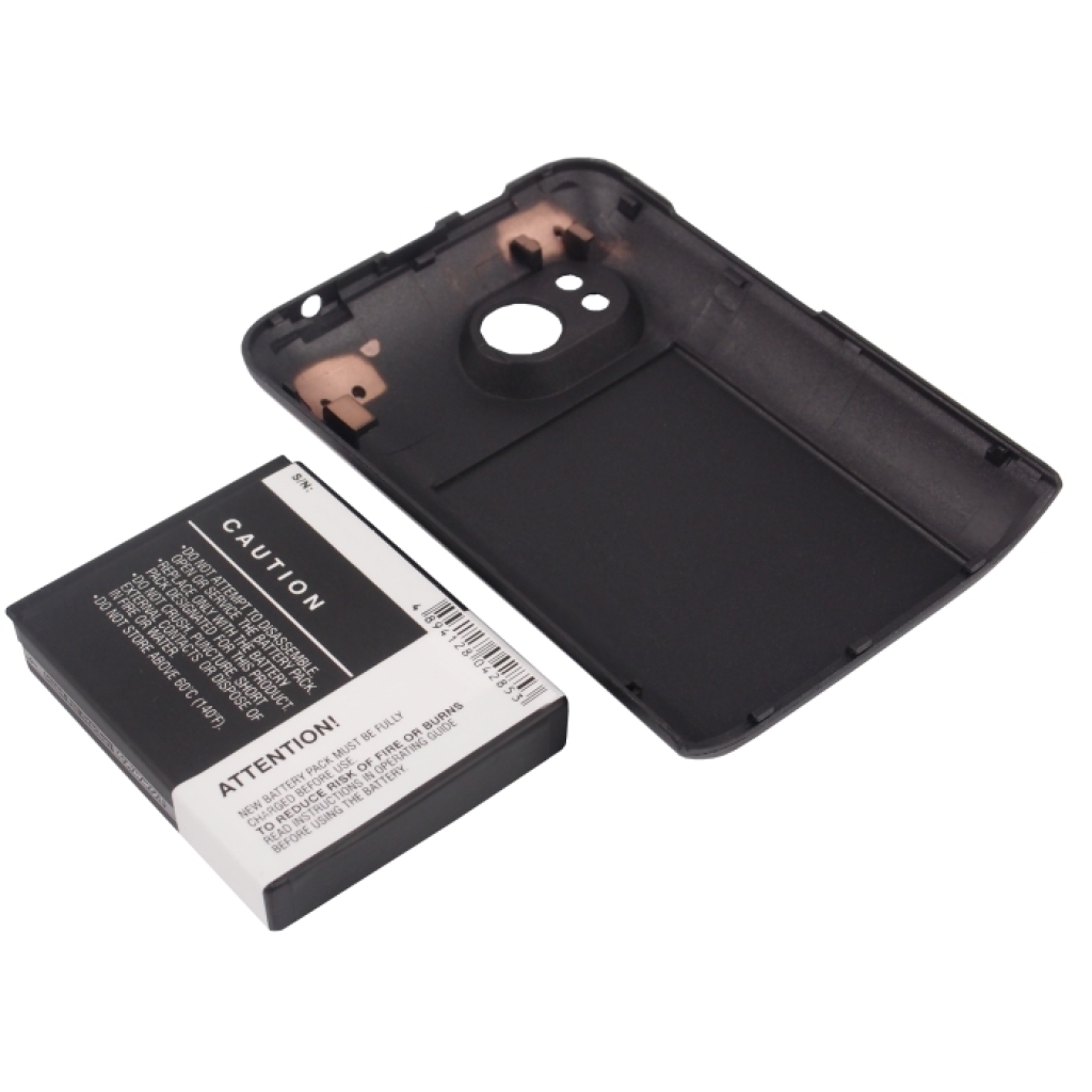 Cameron Sino CS-HT6325XL extended Li-ion battery 3.7V 2400mAh with replacement back cover for HTC