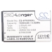 Cameron Sino CS-HT6350XL oldalnézet érintkezőfelületekkel és logóval: 3,7V 1600mAh