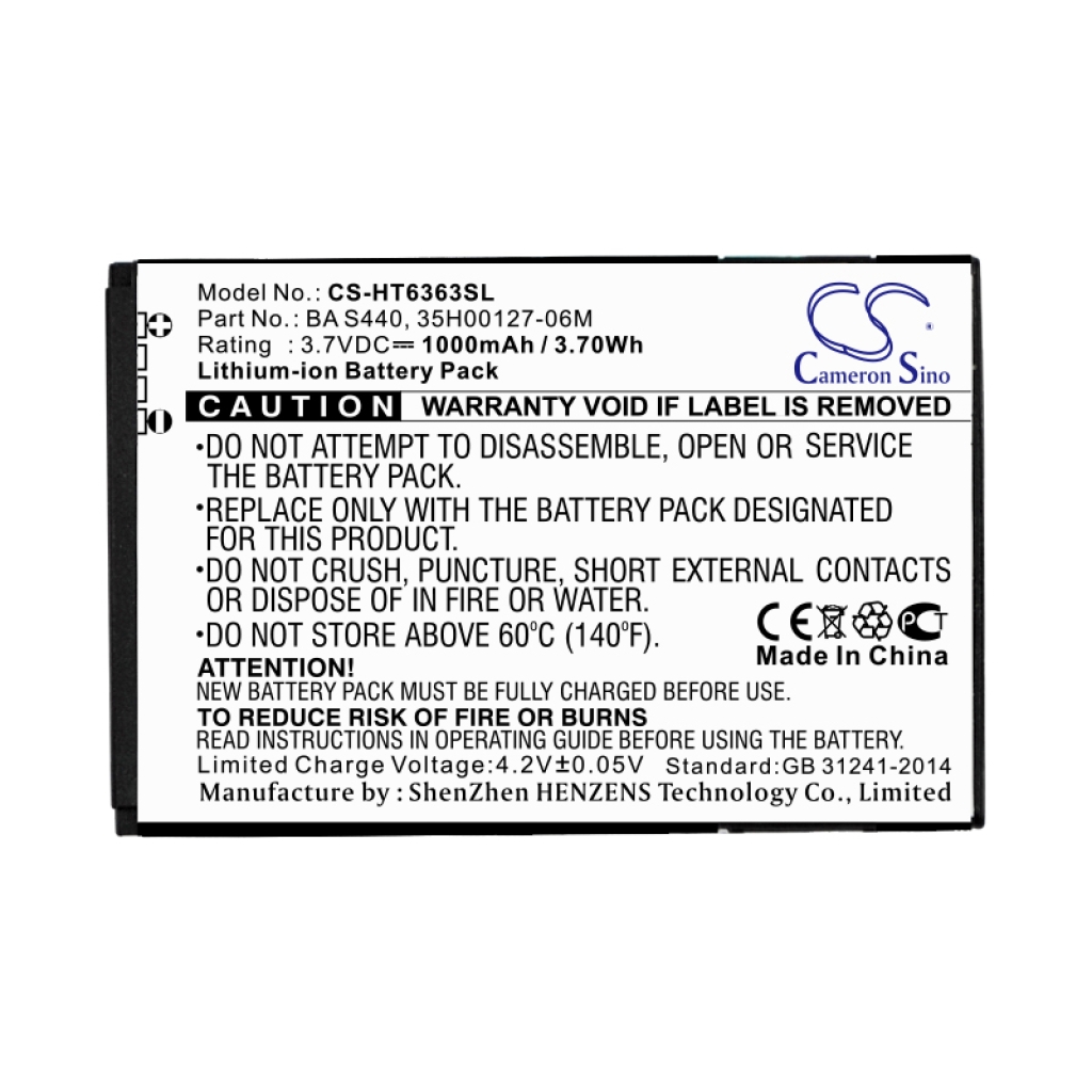 Battery Replaces BA S440