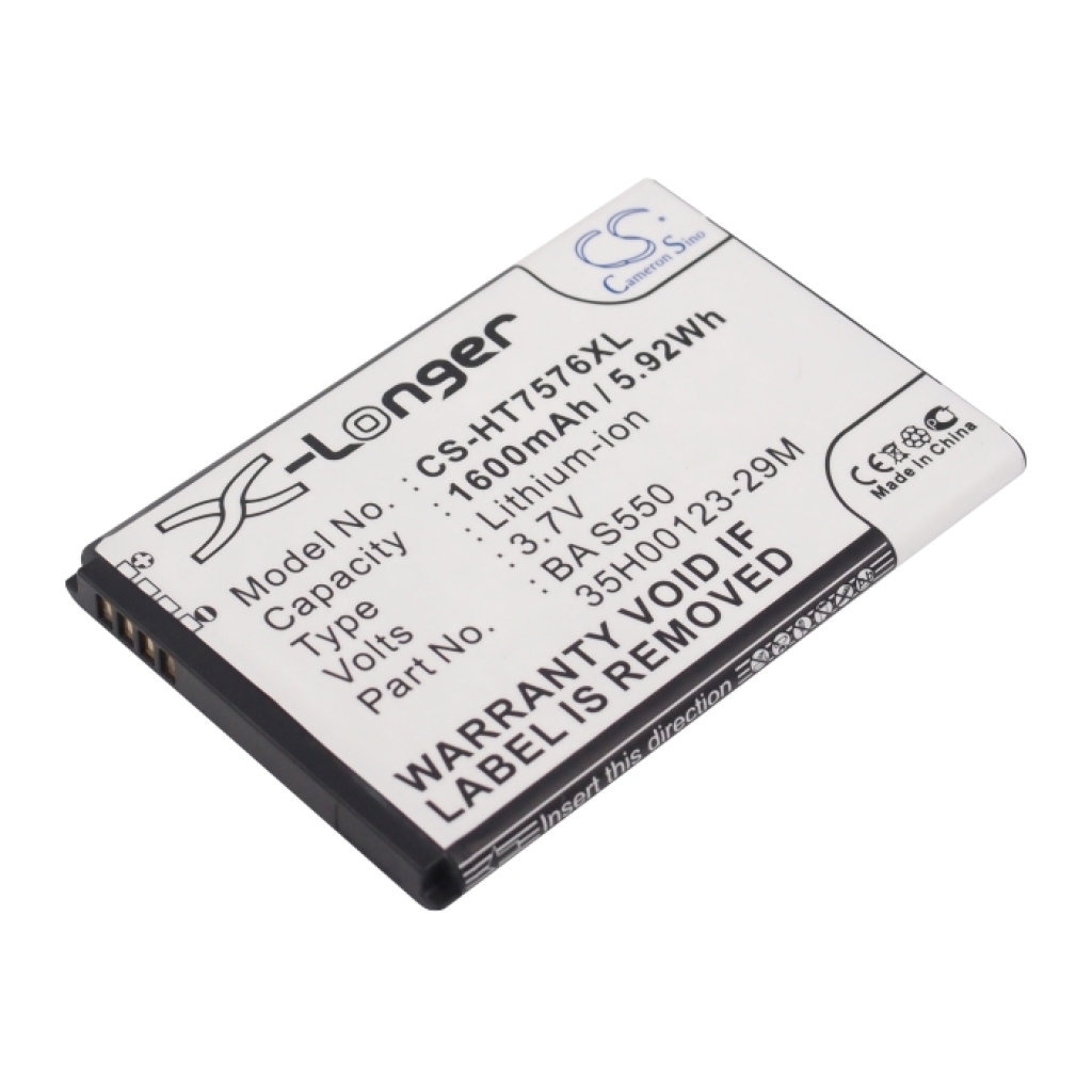 Kompatibilis akkumulátor csere HTC 35H00123-29M,BA S550