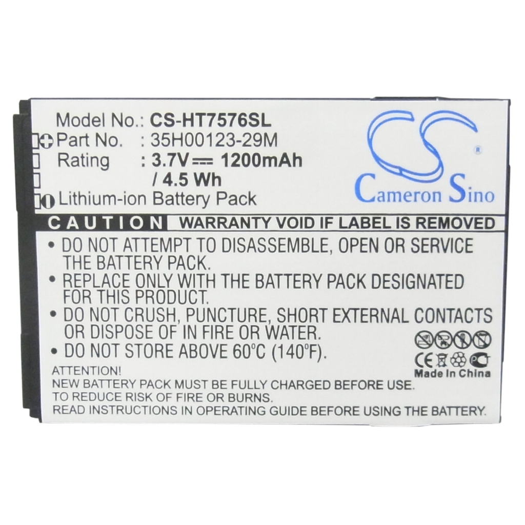 Kompatibilis akkumulátor csere HTC 35H00123-29M,BA S550