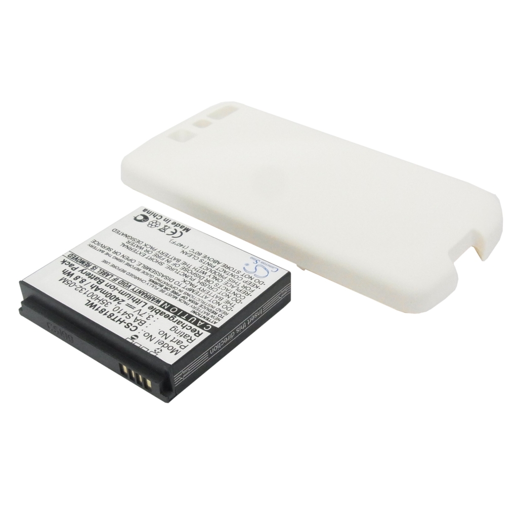 Akkumulátor kompatibilis a következőkkel Vodafone HTC SoftBank T-Mobile Google CS-HT8181WL