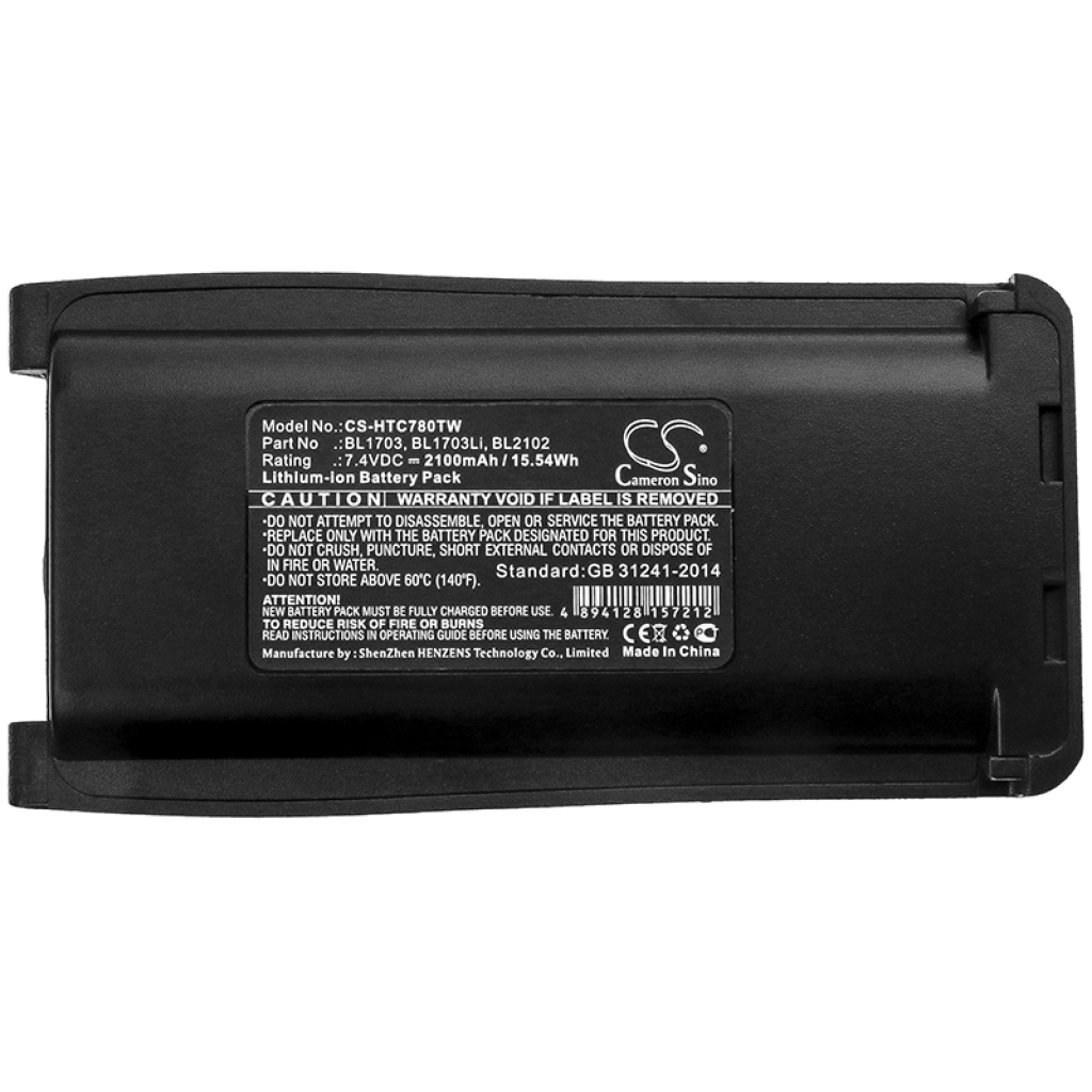 Akkumulátorok rádiókhoz Hytera CS-HTC780TW