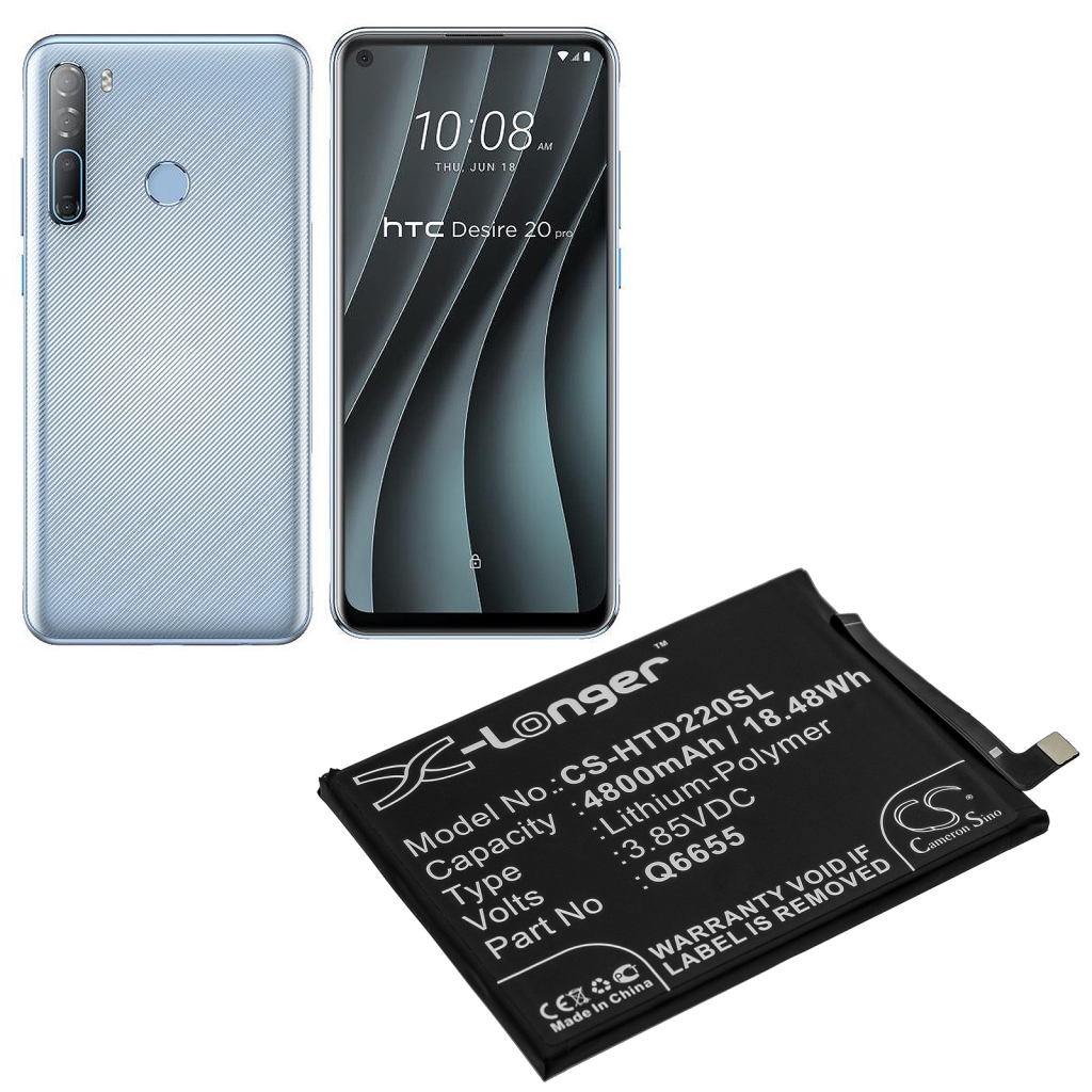Kompatibilis akkumulátor csere HTC Q6655