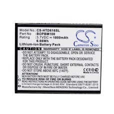 Kompatibilis akkumulátor csere HTC 701701000951,BOPBM100
