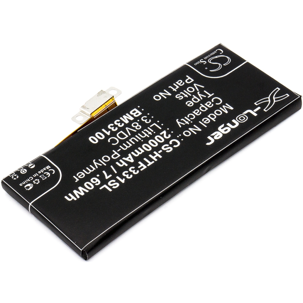 Battery compatible with HTC