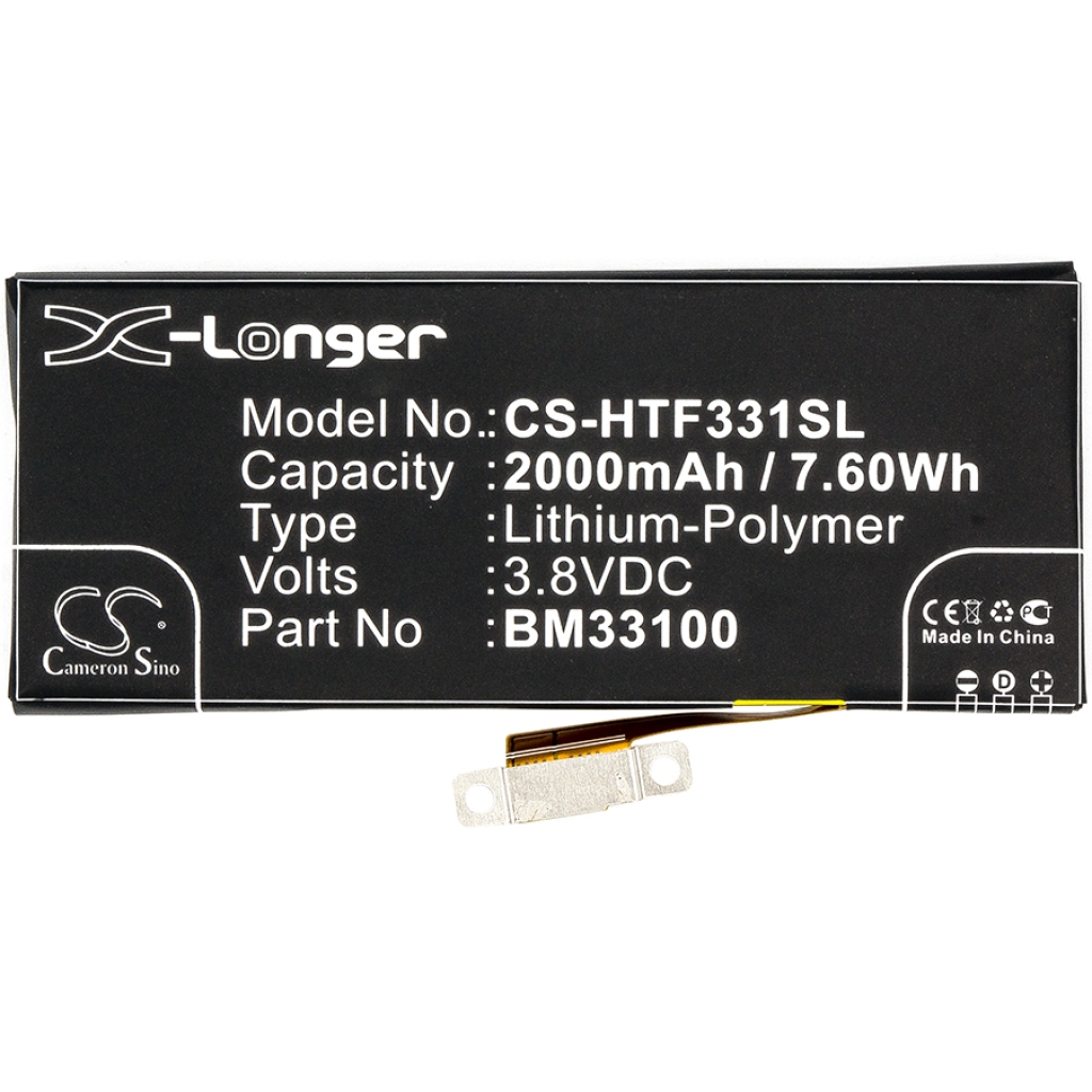 Battery compatible with HTC