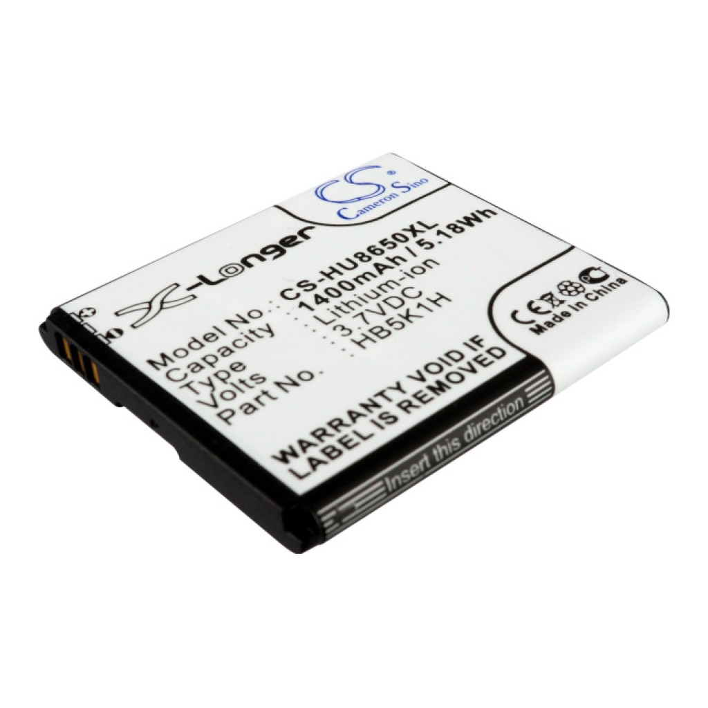 Akkumulátor kompatibilis a következőkkel Huawei AT&T MetroPCS T-Mobile MTC Srf CS-HU8650XL