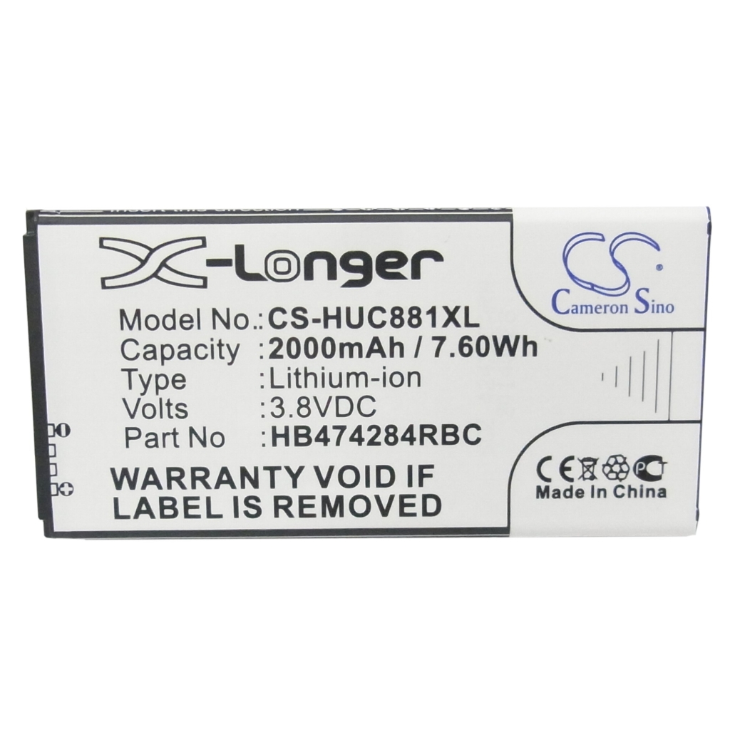 Battery Replaces HB474284RBC