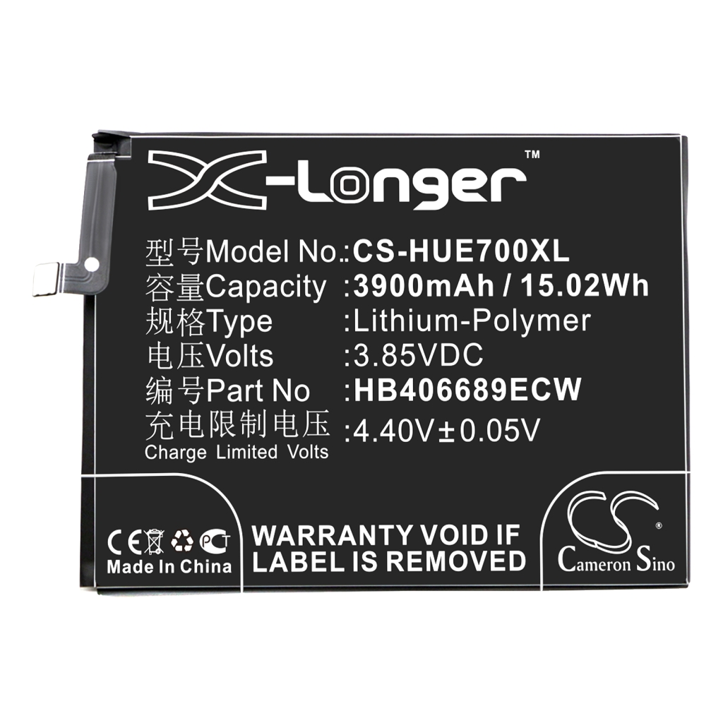 Kompatibilis akkumulátor csere Huawei HB396689ECW,HB406689ECW