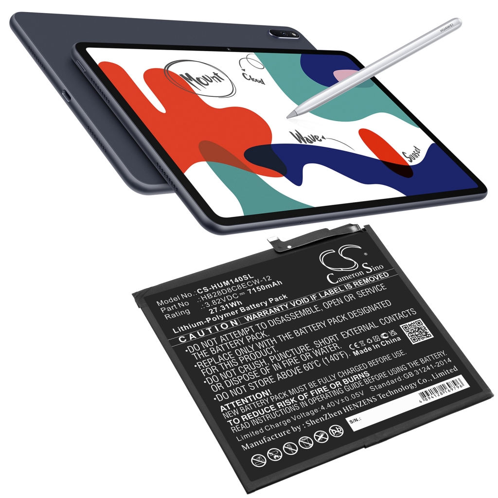 Kompatibilis akkumulátor csere Huawei HB28D8C8ECW-12