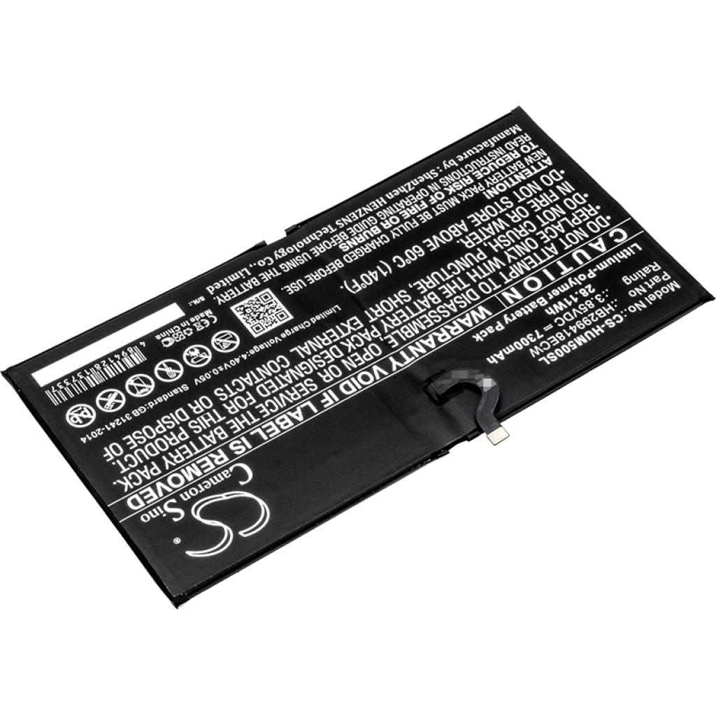 Akkumulátorok tablettákhoz Huawei CMR-W109 (CS-HUM500SL)
