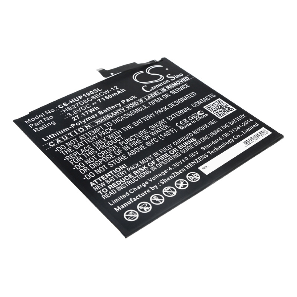 Akkumulátorok tablettákhoz Huawei MRX-W19 (CS-HUP190SL)