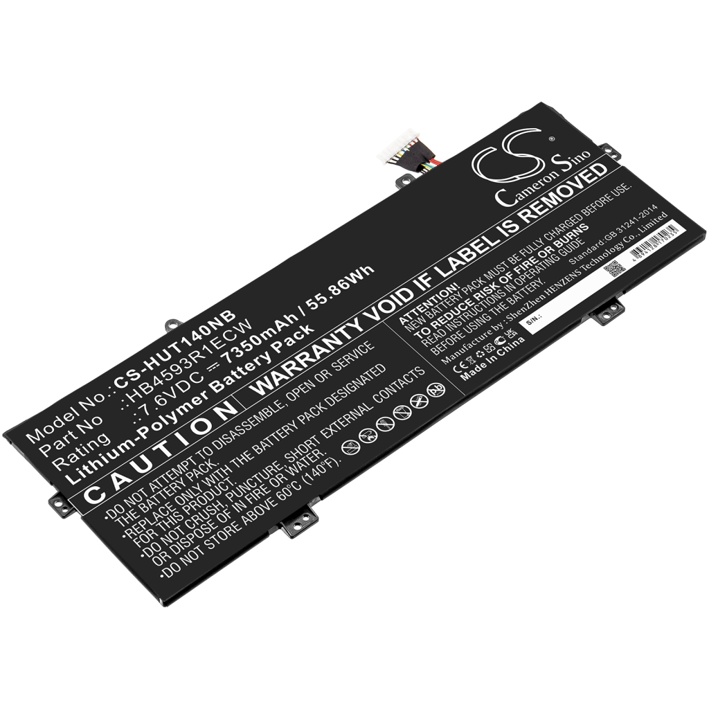 Kompatibilis akkumulátor csere Huawei HB4593R1ECW