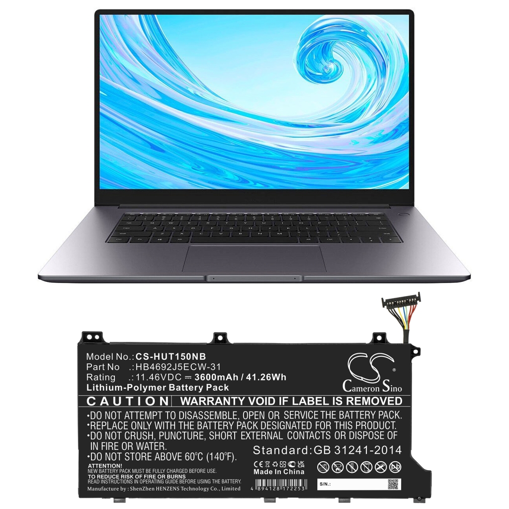Kompatibilis akkumulátor csere Huawei HB4692J5ECW-31