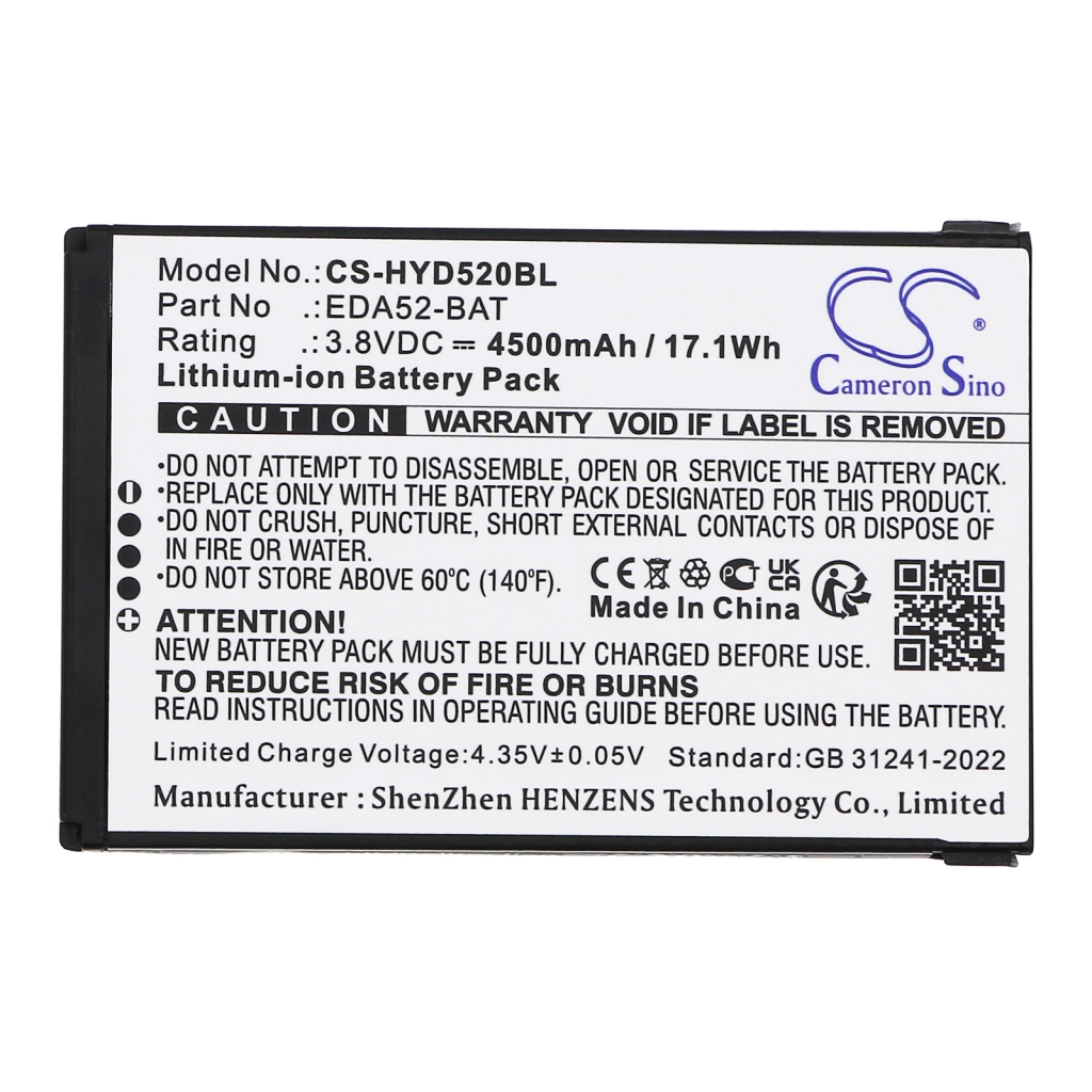 Szkenner akkumulátorok Honeywell CS-HYD520BL