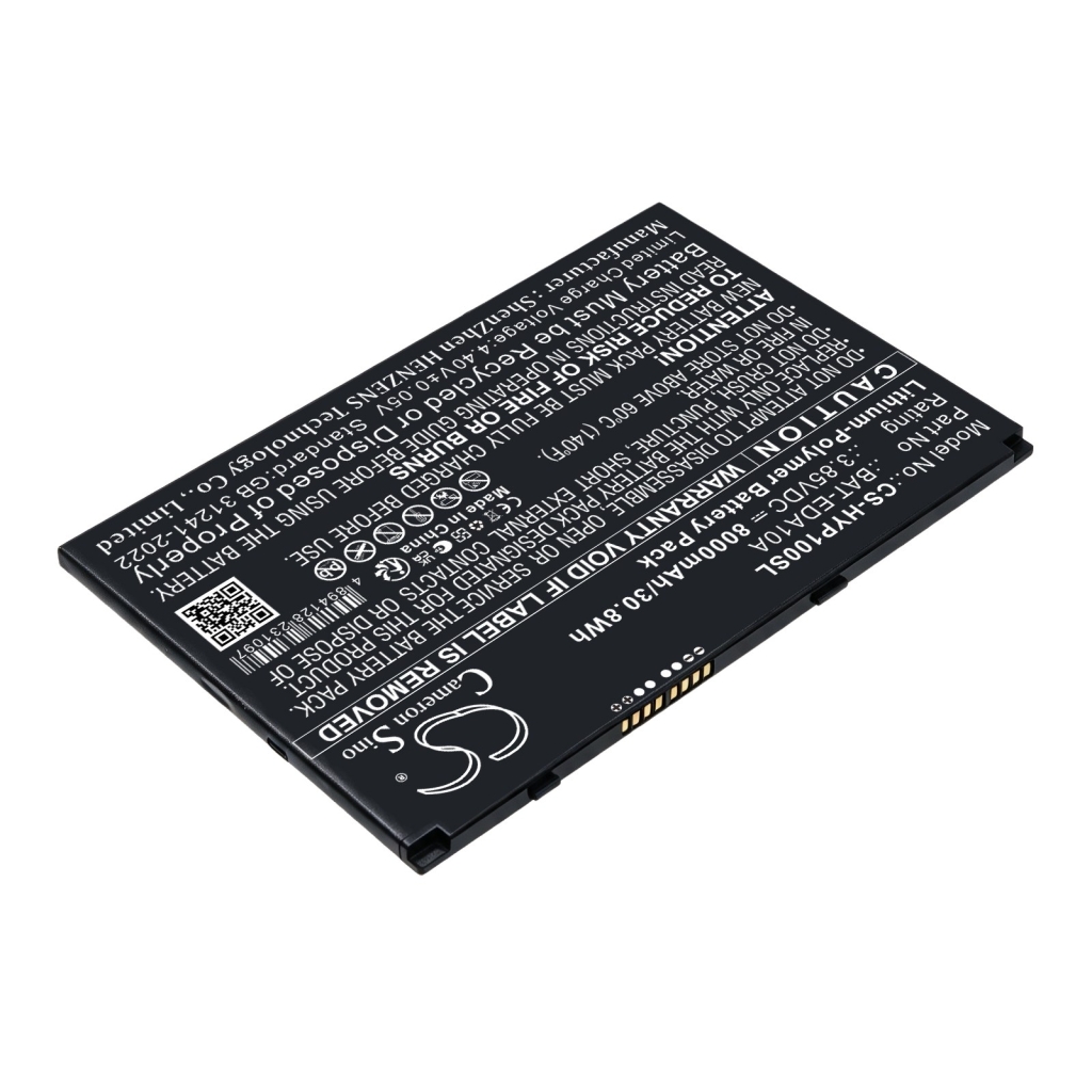 Akkumulátorok kompatibilis a következőkkel Honeywell EDA10A Tablet CS-HYP100SL