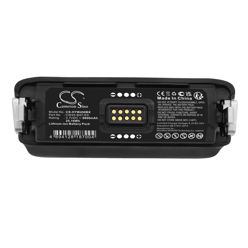 Kompatibilis akkumulátor csere Honeywell CW45-BAT-EX