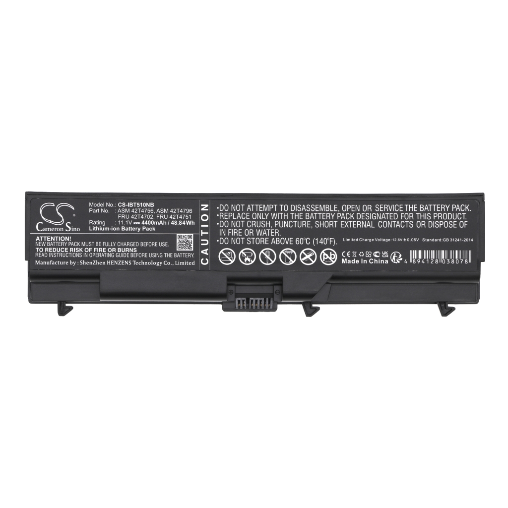 Notebook battery Lenovo ThinkPad SL410 2874