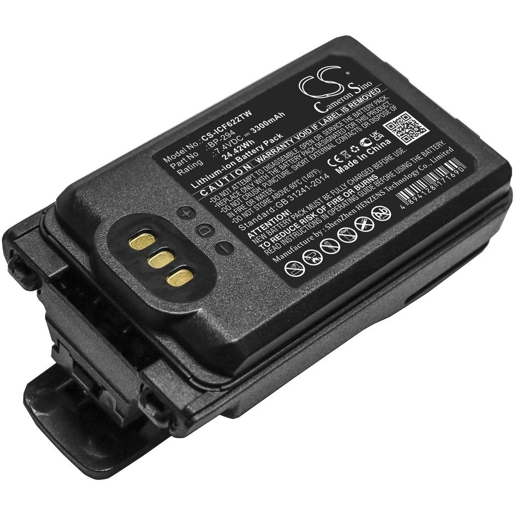 Kompatibilis akkumulátor csere Icom BP-294