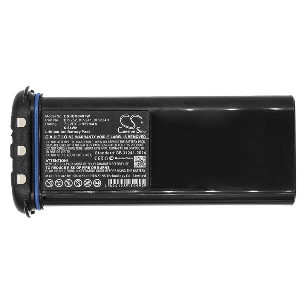 Akkumulátorok Akkumulátorok rádiókhoz CS-ICM340TW