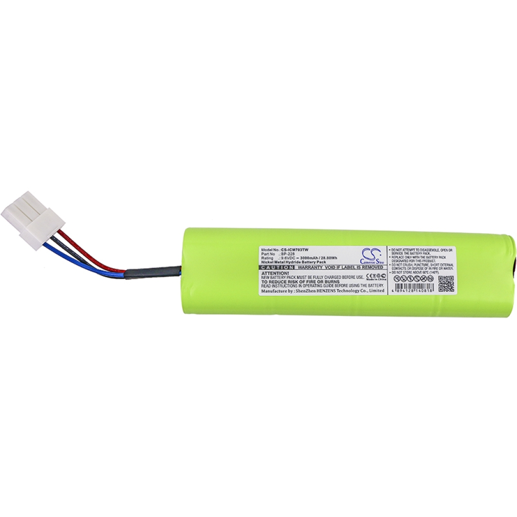 Kompatibilis akkumulátor csere Icom BP-228