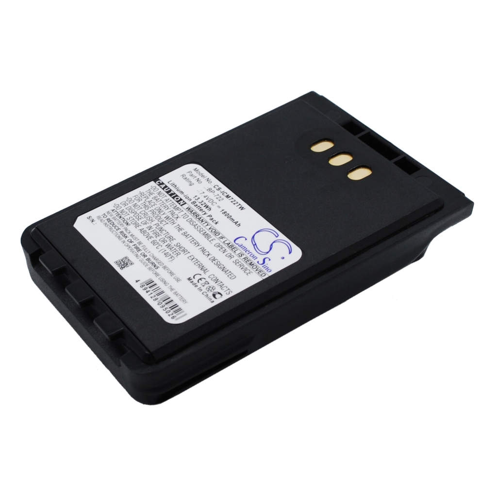 Kompatibilis akkumulátor csere Icom BP-722
