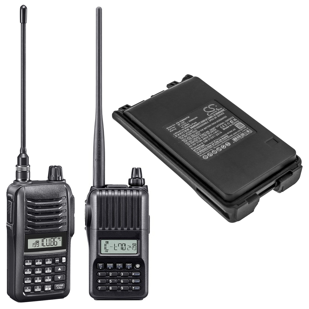 Kompatibilis akkumulátor csere Icom BP-298