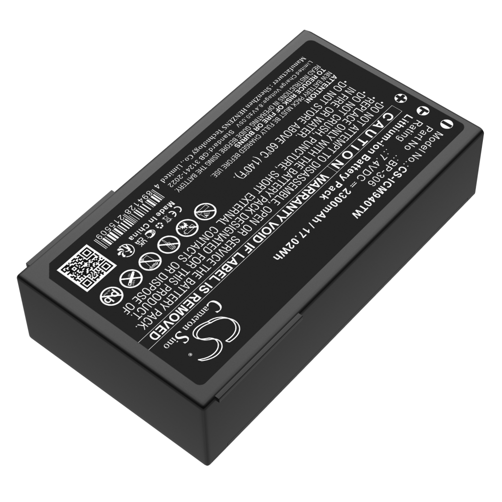 Kompatibilis akkumulátor csere Icom BP-306