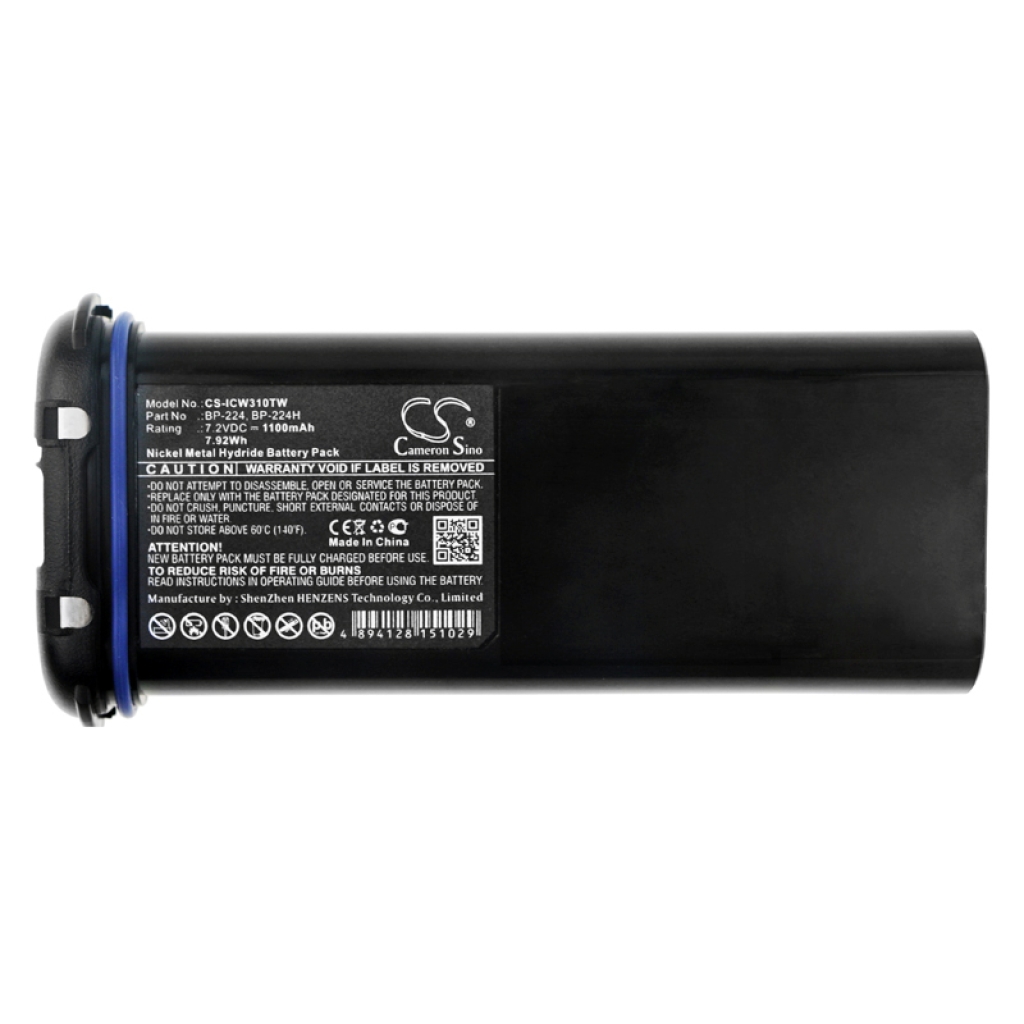 Akkumulátorok Akkumulátorok rádiókhoz CS-ICW310TW