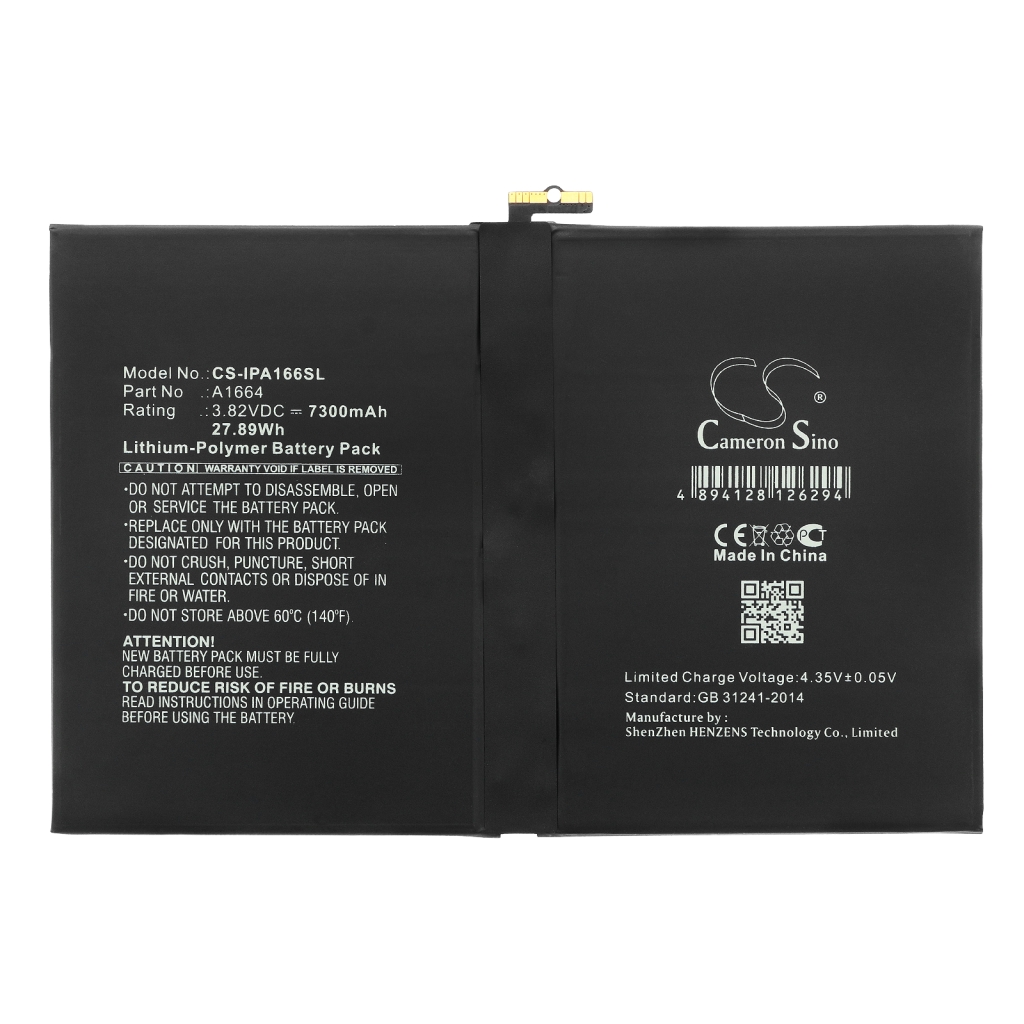 Akkumulátorok tablettákhoz Apple iPad 10.2 (CS-IPA166SL)