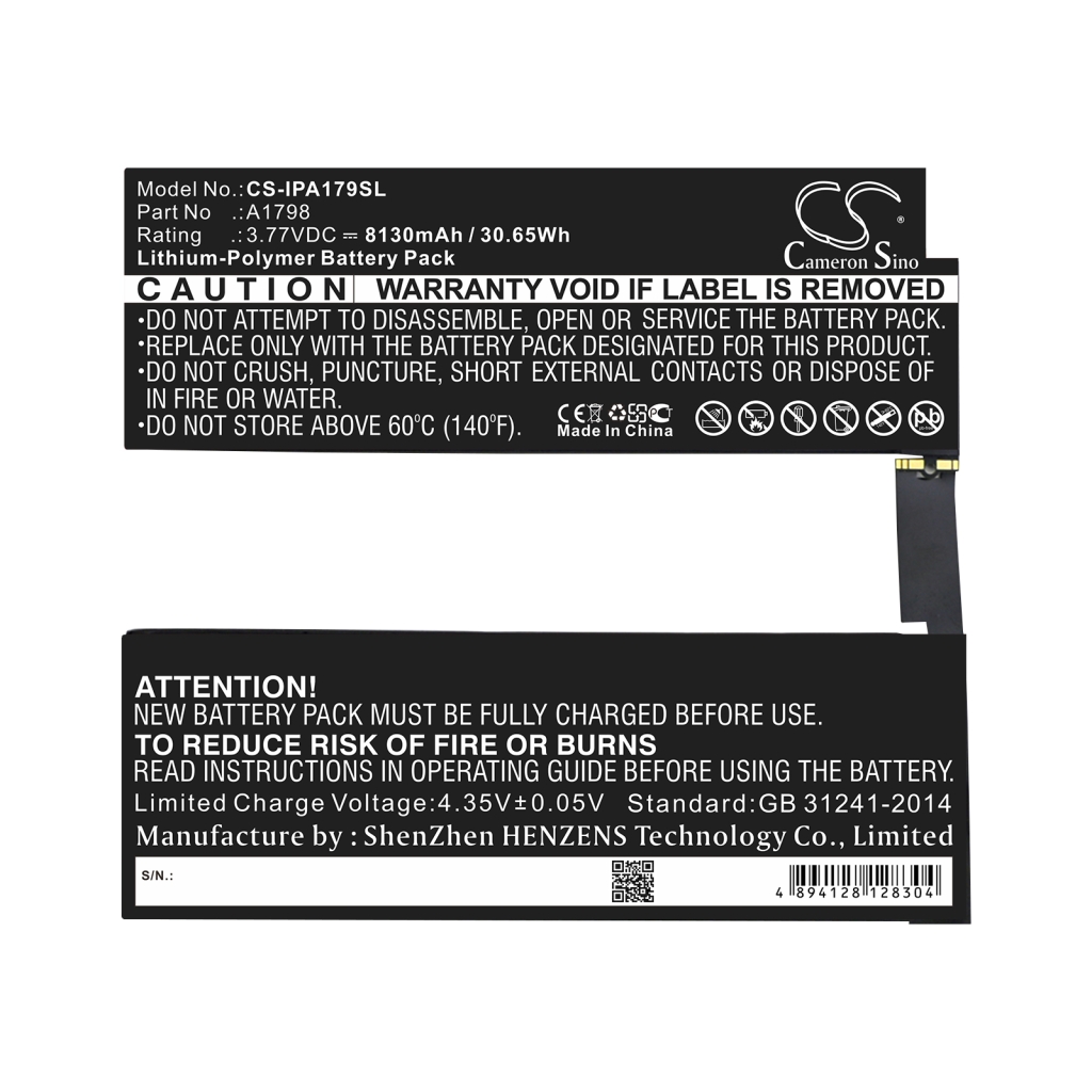Akkumulátorok tablettákhoz Apple iPad Pro 10.5";;_(CS-IPA179SL)=