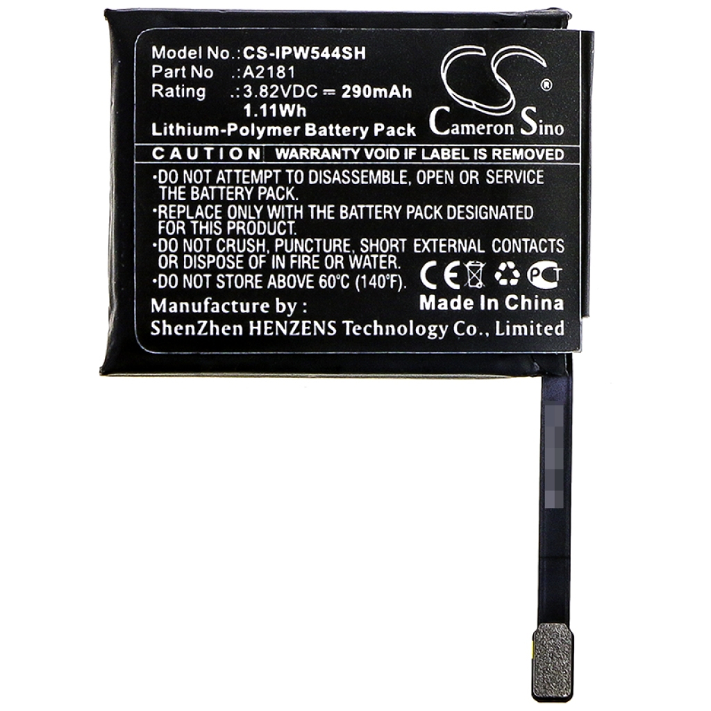 Akkumulátorok intelligens órákhoz Apple MWW12LLA (CS-IPW544SH)