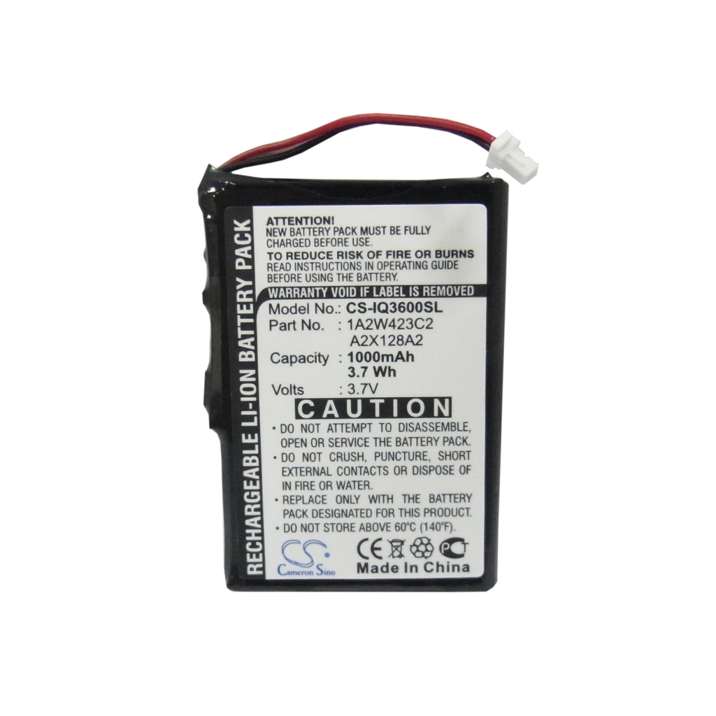 Kompatibilis akkumulátor csere Garmin 1A2W423C2,A2X128A2,PW029123