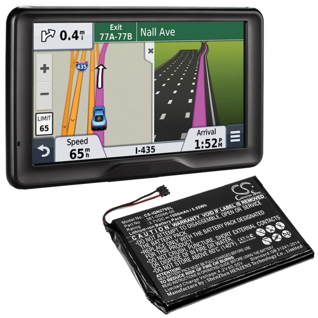 Akkumulátorok a navigációhoz (GPS) Garmin Nuvi 2797LMT (CS-IQN279SL)