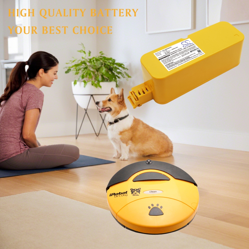 Battery compatible with Cleanfriend iRobot Klarstein Robotic XRobot Vileda Sichler Carneo Fun beat Goddess King cleaning Robzone Ikasumoto Rolando Ambrogio Ecoh Veluce CS-IRB400VX