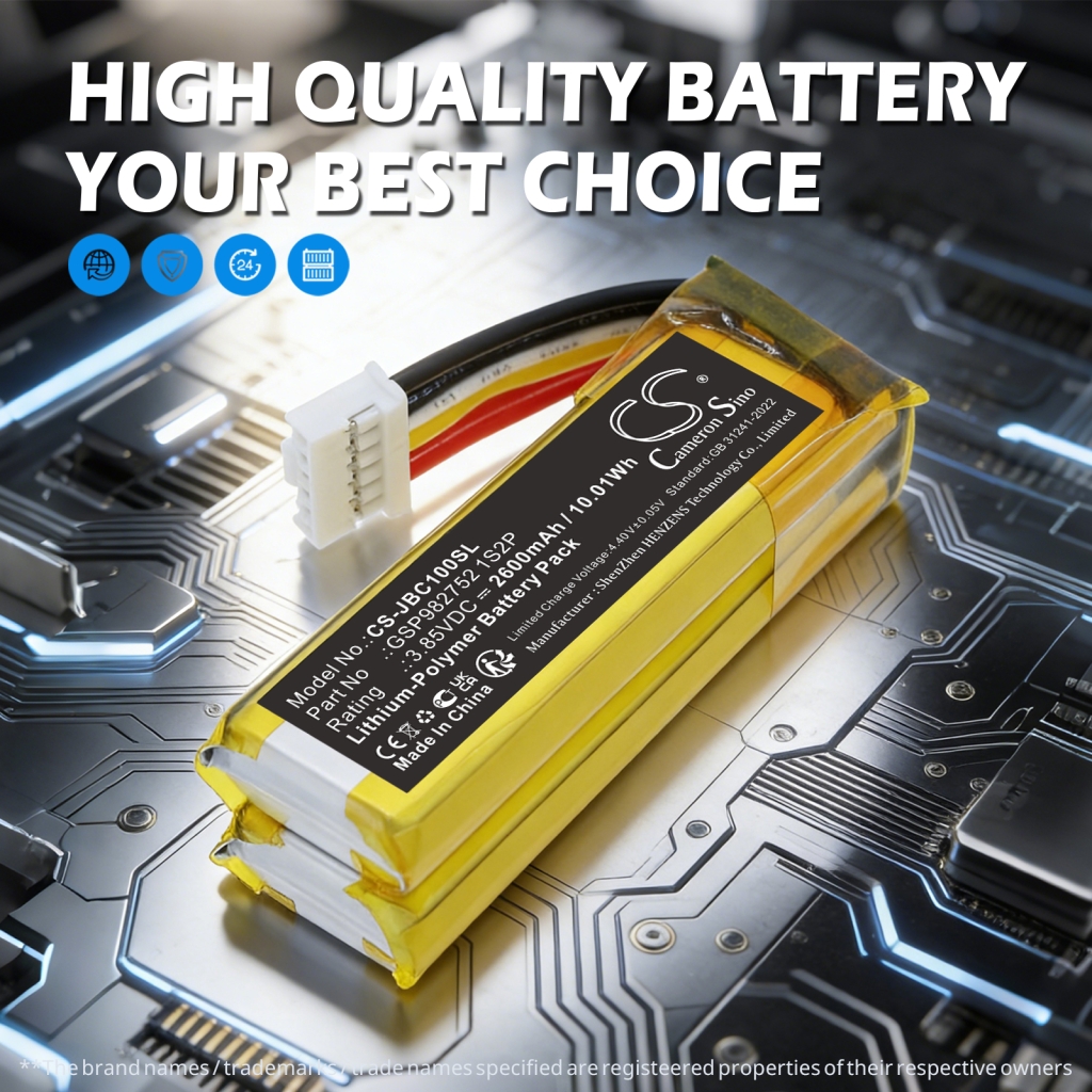 Akkumulátor Helyettesíti a GSP982752 1S2P