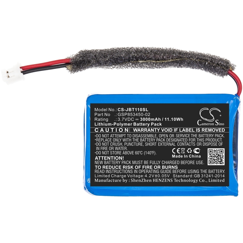 Akkumulátorok a hangszórókhoz Jbl Turbo (CS-JBT110SL)