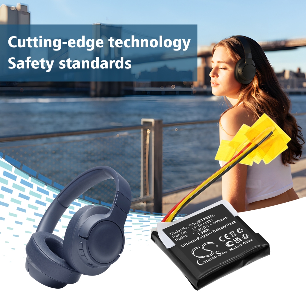Wireless Headset Battery Jbl CS-JBT760SL