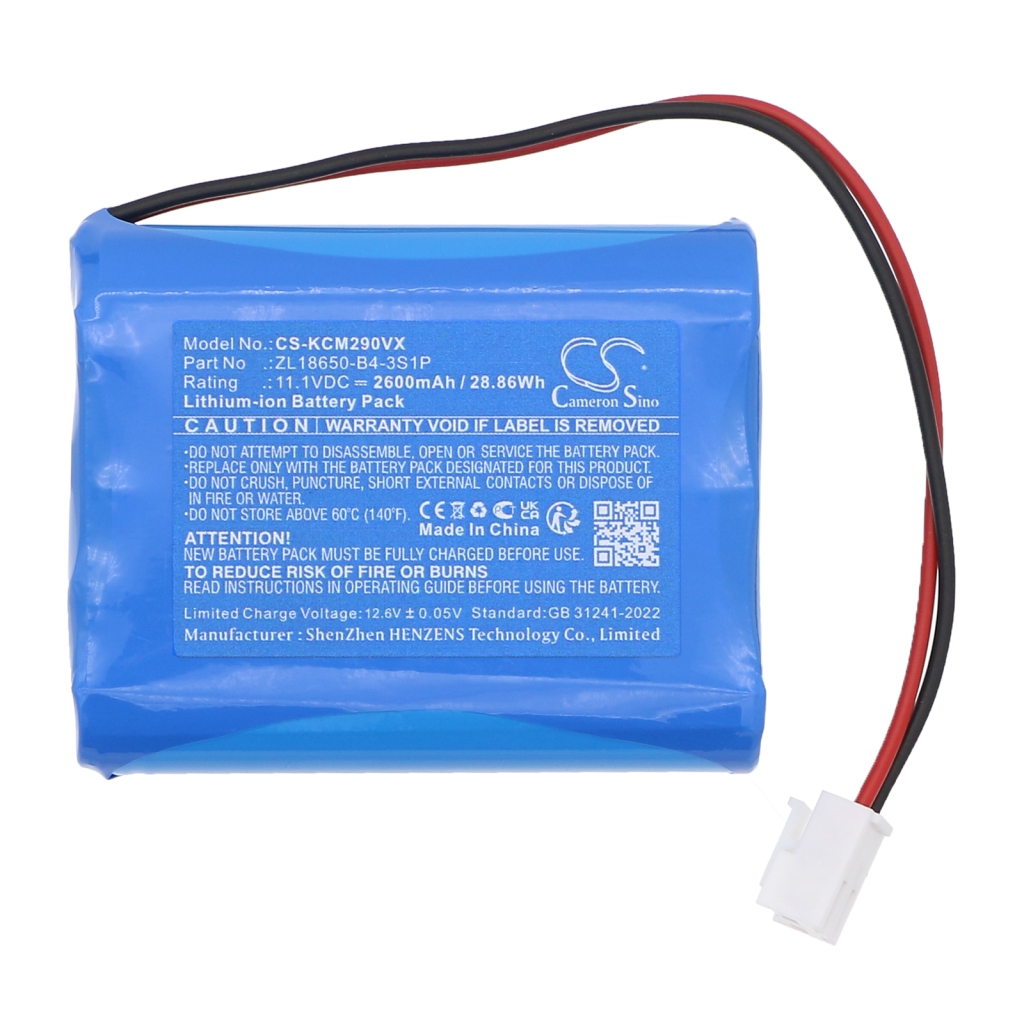 Kompatibilis akkumulátor csere KONKA ZL18650-B4-3S1P