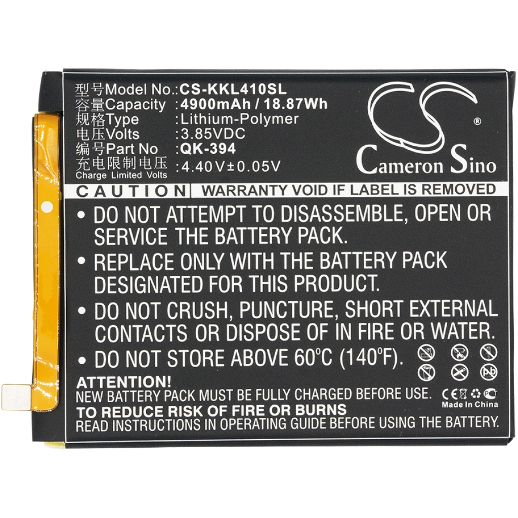 Kompatibilis akkumulátor csere Qiku QK-394