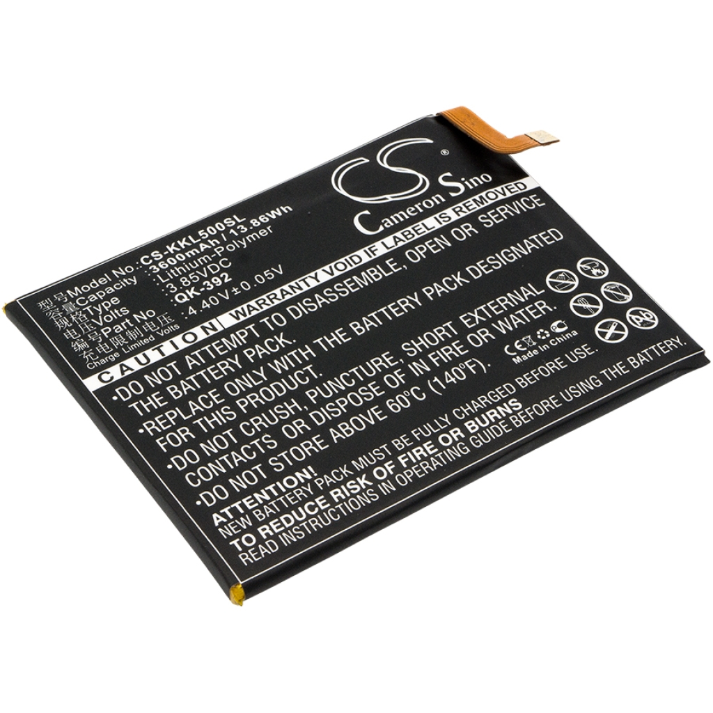 Kompatibilis akkumulátor csere 360 QK-392