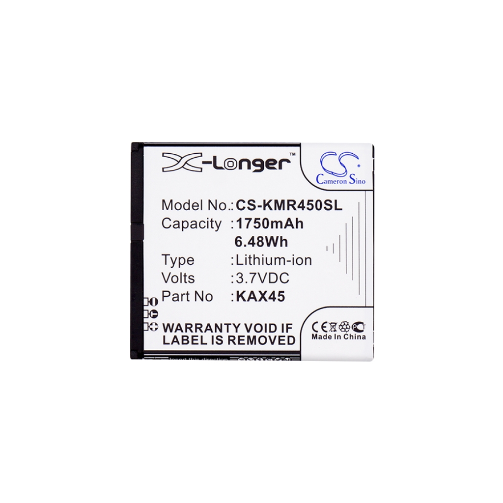 Kompatibilis akkumulátor csere Kazam KAX45,KAX45-XJFA007879