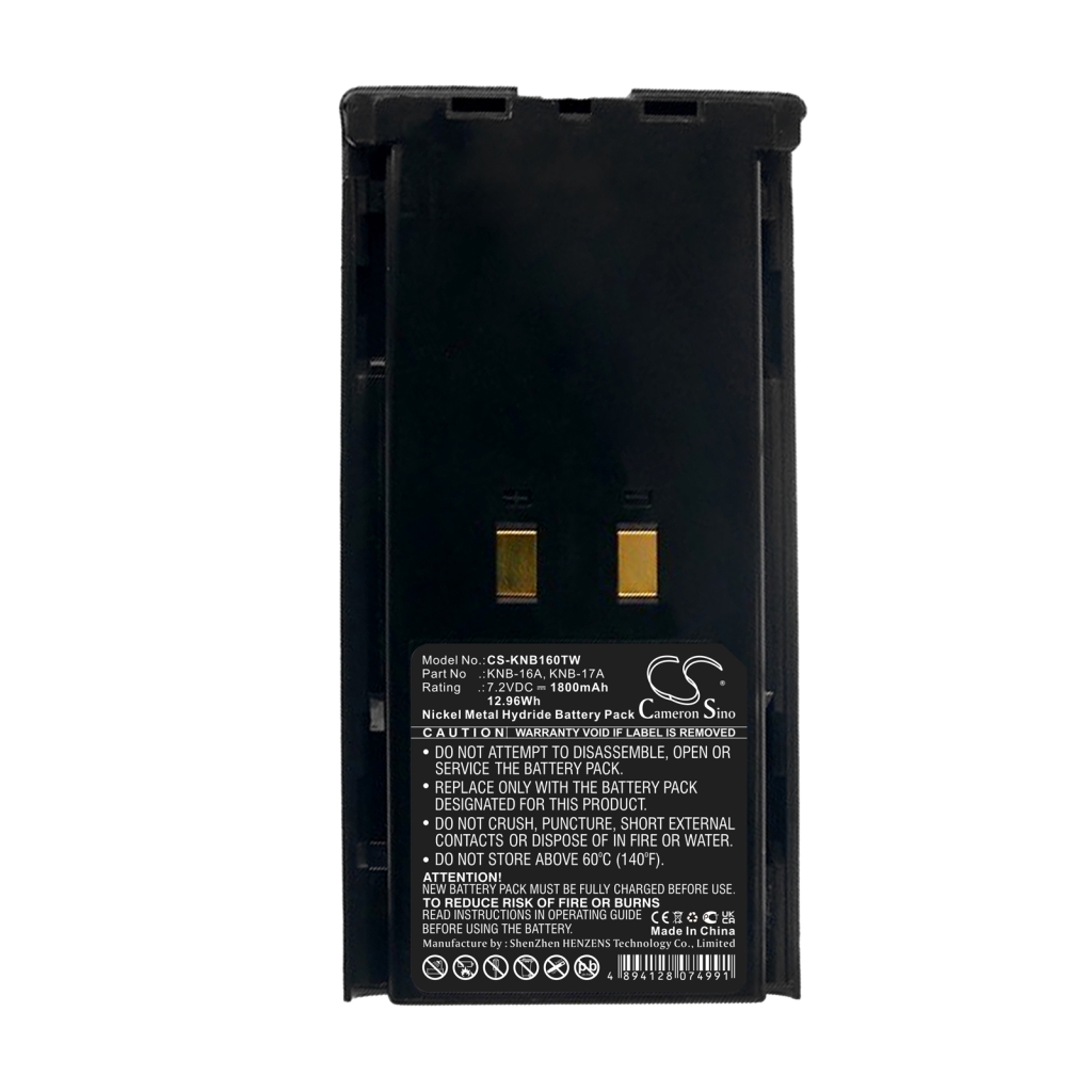 Akkumulátorok rádiókhoz Kenwood TK-190 (CS-KNB160TW)