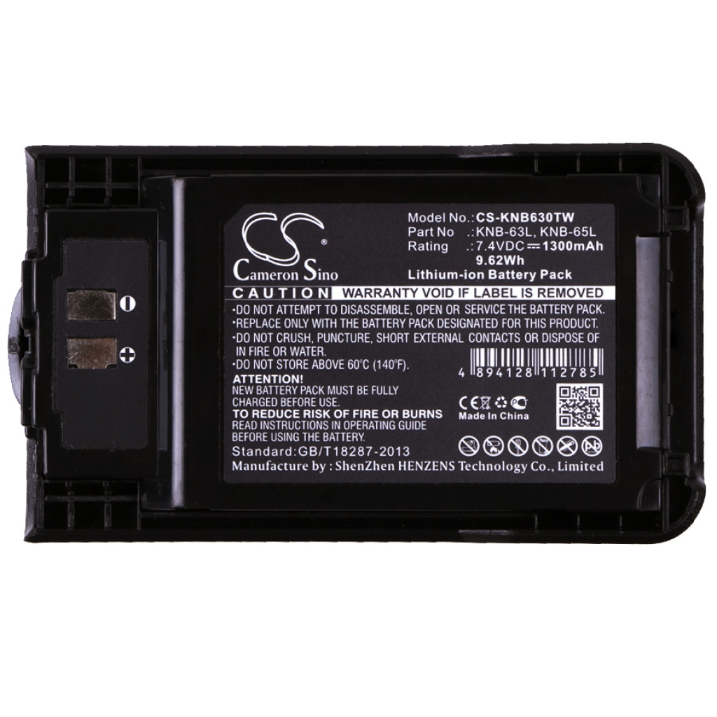Akkumulátorok rádiókhoz Kenwood TK-U100 (CS-KNB630TW)