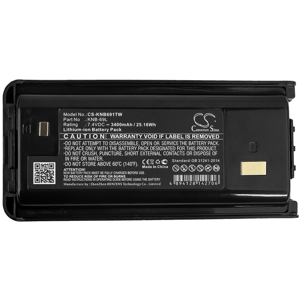 Akkumulátorok Akkumulátorok rádiókhoz CS-KNB691TW