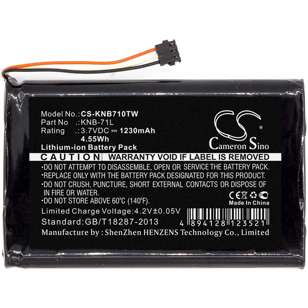 Akkumulátorok rádiókhoz Kenwood SD2WL8019 (CS-KNB710TW)